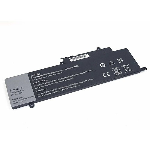 Аккумулятор для ноутбука Dell 3147 11.1V 43Wh черная OEM аккумуляторная батарея для ноутбука dell chromebook 11 3120 11 1v 43wh черная oem