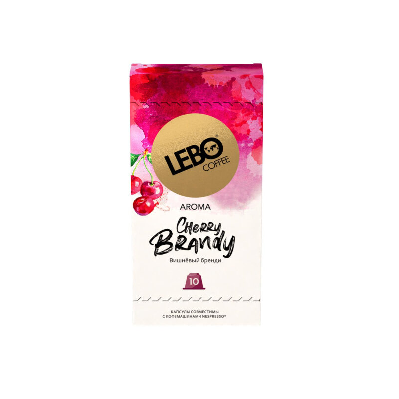 Кофе в капсулах Lebo Cherry Brandy c аром. вишн. бренди, 10кап/уп - фотография № 5