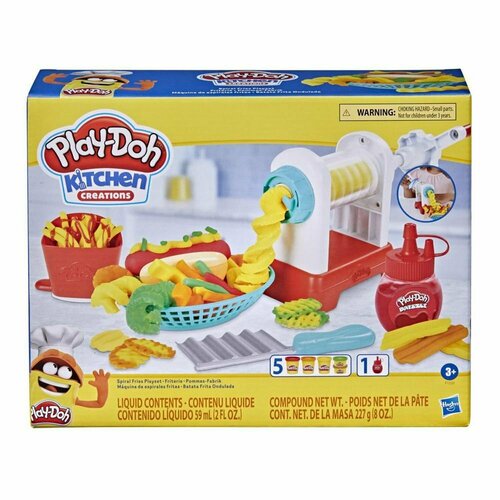 Набор игровой Play-Doh Картошка фри F1320 набор игровой плей до 6 банок с блёстками play doh a5417