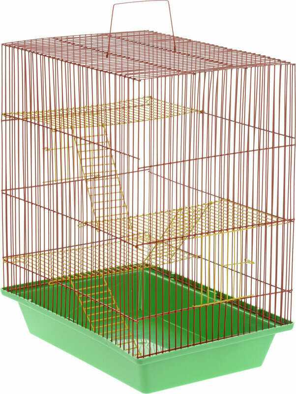 Гризли-4 клетка для грызунов с железной лесенкой