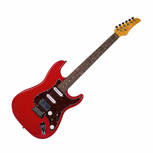 REDHILL STM300 RD - электрогитара, Stratocaster, S-S-H, ольха/клен+палисандр, цвет красный redhill stm300 rd электрогитара stratocaster цвет красный