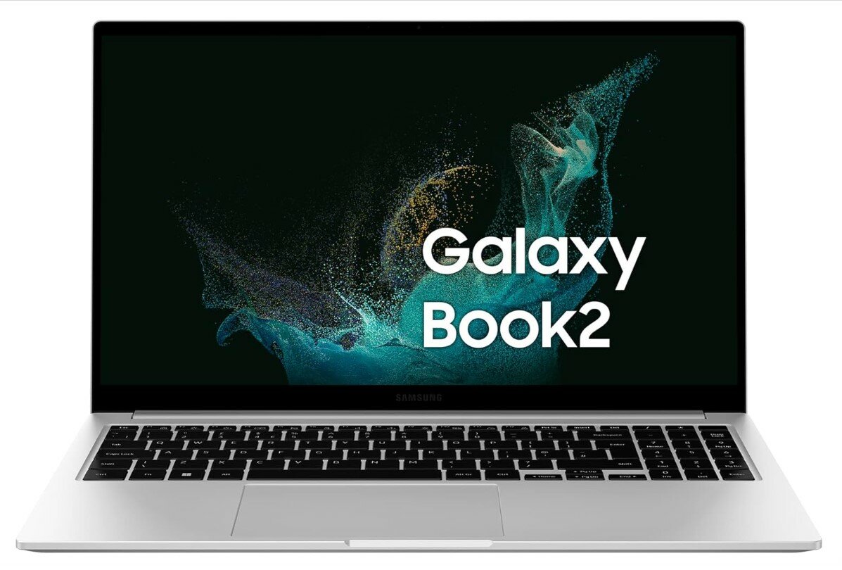 Ноутбук 15,6" Samsung Galaxy book 2 NP750 Core i5 1235U/8Gb/256Gb SSD/15.6" FullHD/Win11 Серебристый (NP750XED-KB3IT)