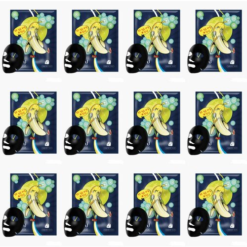 Оптимальная форма маски для любой формы лица и гарантирует идеальное прилегания к коже. 12шт