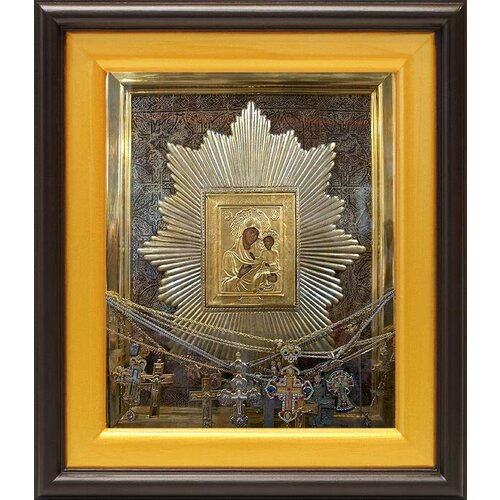 Ташлинская икона Божией Матери Избавительница от бед, в широком киоте 21,5*25 см псалтирь и молитвы пресвятой богородице карманный форм