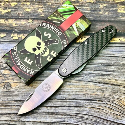 нож складной mr blade astris d2 blade Нож складной Esee BRKC3 Churp, D2 Blade, Carbon Handle