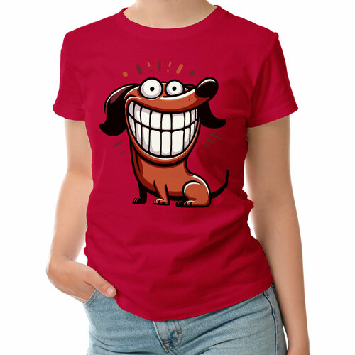 фото Футболка roly, размер s, красный