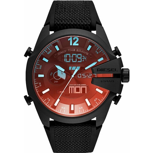 фото Наручные часы diesel mega chief, черный