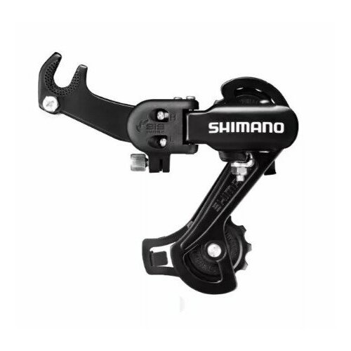 Переключатель скоростей задний Shimano Tourney, TZ31, GS, 6-7 скоростей, крепление на болт, черный A переключатель задний shimano sora r2000 ss 9 скоростей крепление на болт черный без упаковки