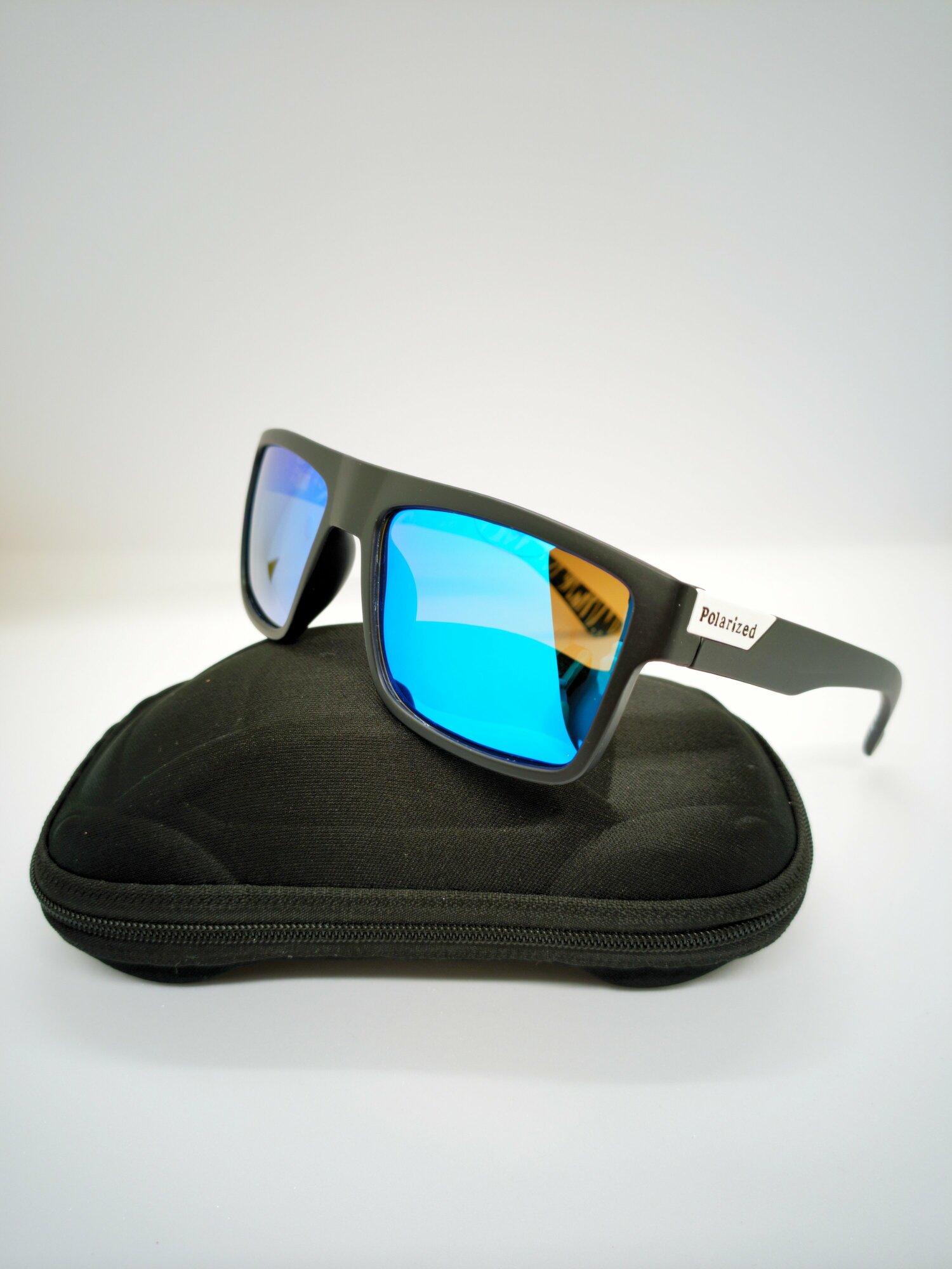Очки солнцезащитные c голубыми синими стеклами для мужчин и женщин с УФ-защитой модные на лето