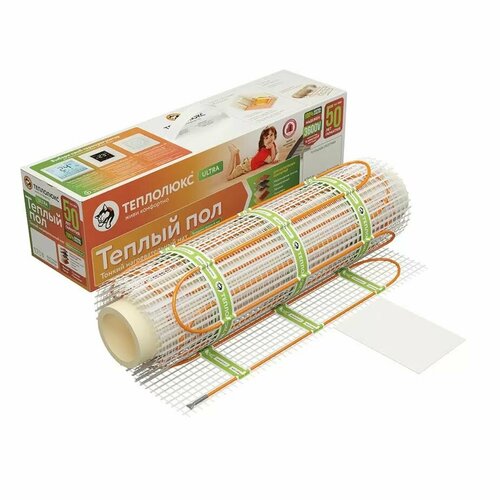 Теплолюкс ULTRA Теплый пол нагревательный мат 1 кв м 170 170 Вт 6140₽