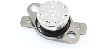 Термостат биметаллический KSD301 10А/65 С для духовок, нормально разомкнутый