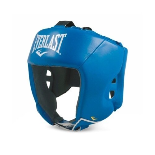 Шлем для любительского бокса, открытый для соревнований Everlast Amateur Competition PU - Синий (L)
