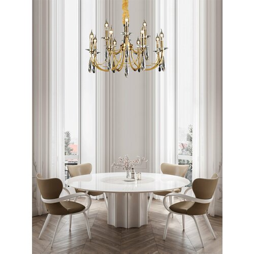 Хрустальная люстра подвесная VertexHome VER-95464-12 стиль классика