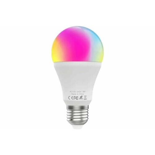 Умная лампочка MOES Smart LED Bulb WB-TDA7-RCW-E27 7вт RGB 1019₽