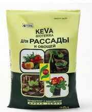 Почвогрунт Гера Keva Bioterra для рассады и овощей, 20 л, 7.5 кг