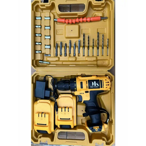 Шуруповерт с 2 батареями набор 23 насадки от Shark-Shop 620000₽