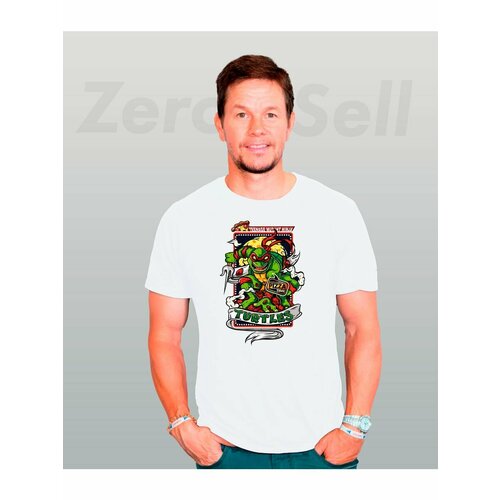 фото Футболка черепашки ниндзя, размер xxs, белый zerosell