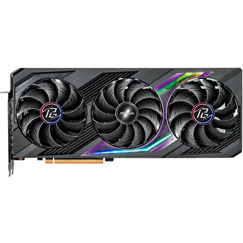 Видеокарта ASRock Radeon RX 7700 XT Phantom Gaming 12GB OC 2276MHz PCI-E 40 12288Mb 18000MHz 192-bit HDMI 3xDP RX7700XT PG 12GO 6756000₽