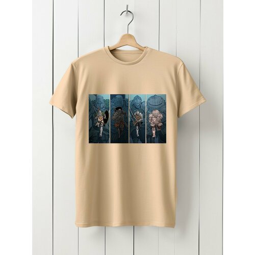 фото Футболка hypnotica, размер 3xl, бежевый