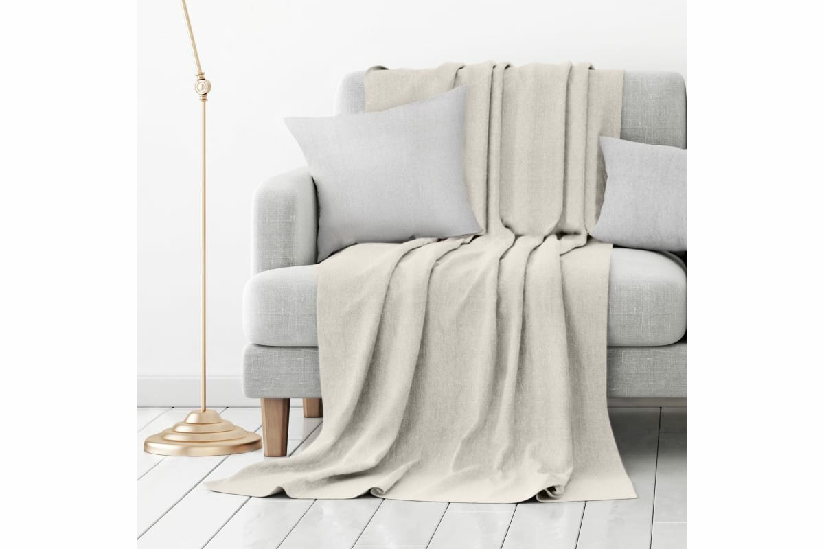 фото Покрывало Волшебная Ночь рогожка, 140/220, экрю 774523