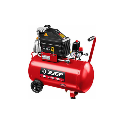 ЗУБР Компрессор ЗУБР воздушный 260 лмин 50 л 1800 Вт КПМ-260-50 21365₽