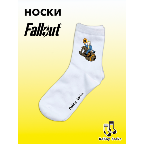 фото Носки , размер 36-40, белый dobby socks