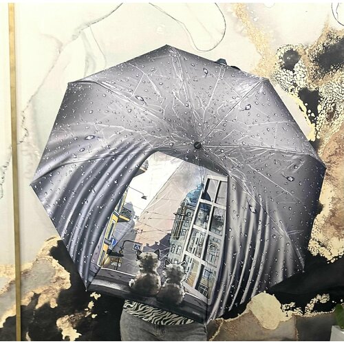 фото Мини-зонт автомат, 4 сложения, купол 96 см, 8 спиц, для женщин нет бренда