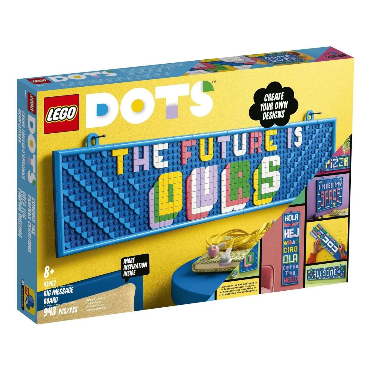 Конструктор LEGO DOTS 41952 Большая доска для надписей, 943 дет.