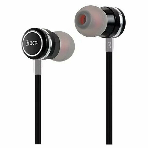 HOCO M16/ Наушники + микрофон/ Кнопка ответа/ 1.2м/ 3.5 mm jack/ Black наушники hoco m16 ling sound black