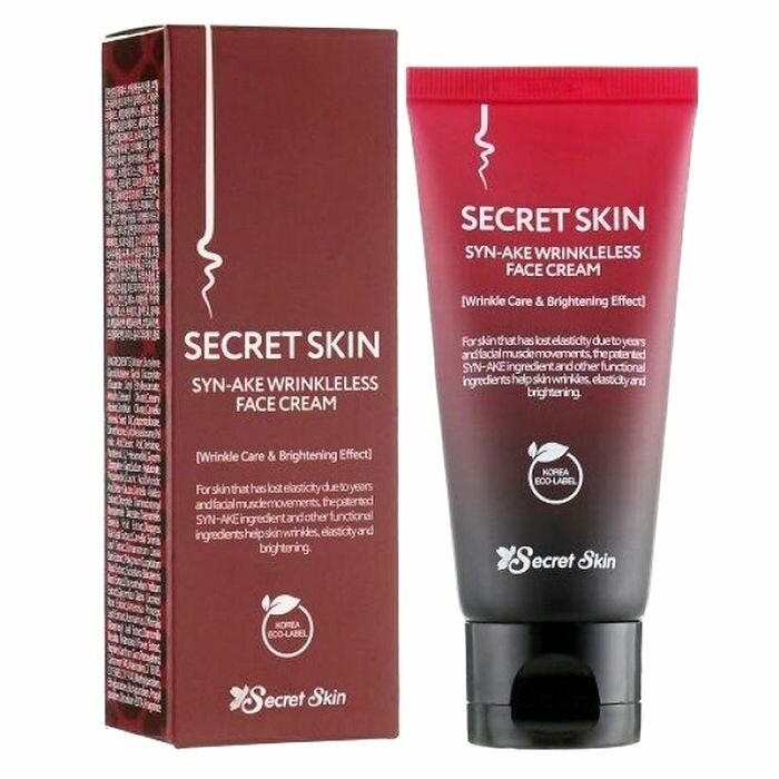 Secret Skin Крем от морщин со змеиным пептидом Syn-Ake 50 мл Syn-Ake Wrinkleless Face Cream