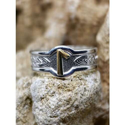 фото Кольцо sidorge, размер 19, серебряный, золотой