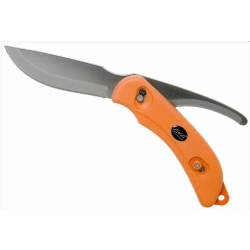 фото Нож перевертыш eka swedblade (swingblade) g4, цвет оранжевый, сталь sandvik