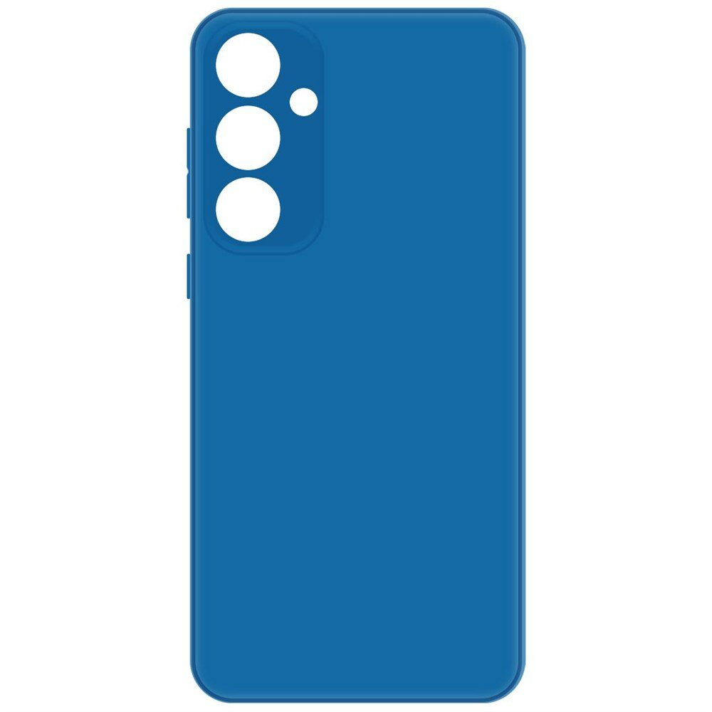 Чехол-накладка Krutoff Silicone Case для Samsung Galaxy A35 5G (A356) синий