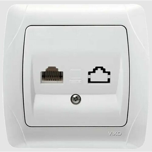 Розетка интернет RJ45 Viko Carmen