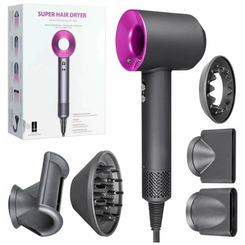 Фен для волос Super Hair Dryer PRO 5в1.