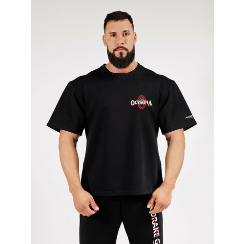 фото Футболка a.drake спортивная футболка olympia black, размер 62, черный