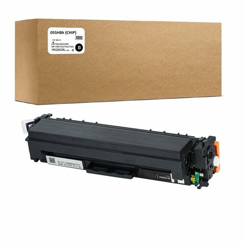 Картридж Canon 055HBk С чипом для Canon LBP660/MF740 Black 7.6K Compatible (совместимый)