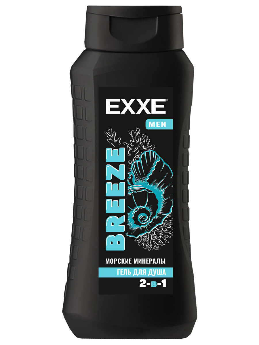 Гель для душа EXXE Men Breeze 2в1 Морские минералы 400мл