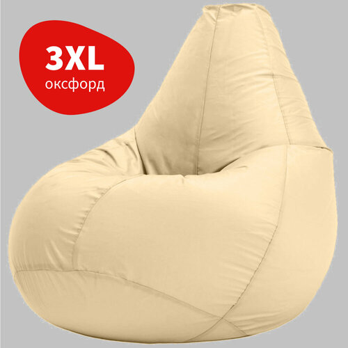 Bean Joy кресло-мешок Груша, размер XХХL, оксфорд, шампань