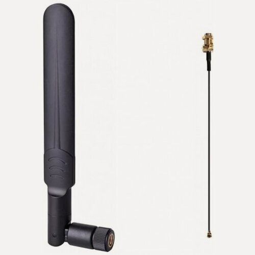 Изображение товара Антенна с удлинителем Ks-is KS-790A IPX4 для WiFI, BT комплект, SMA(M)+IPX4(F)