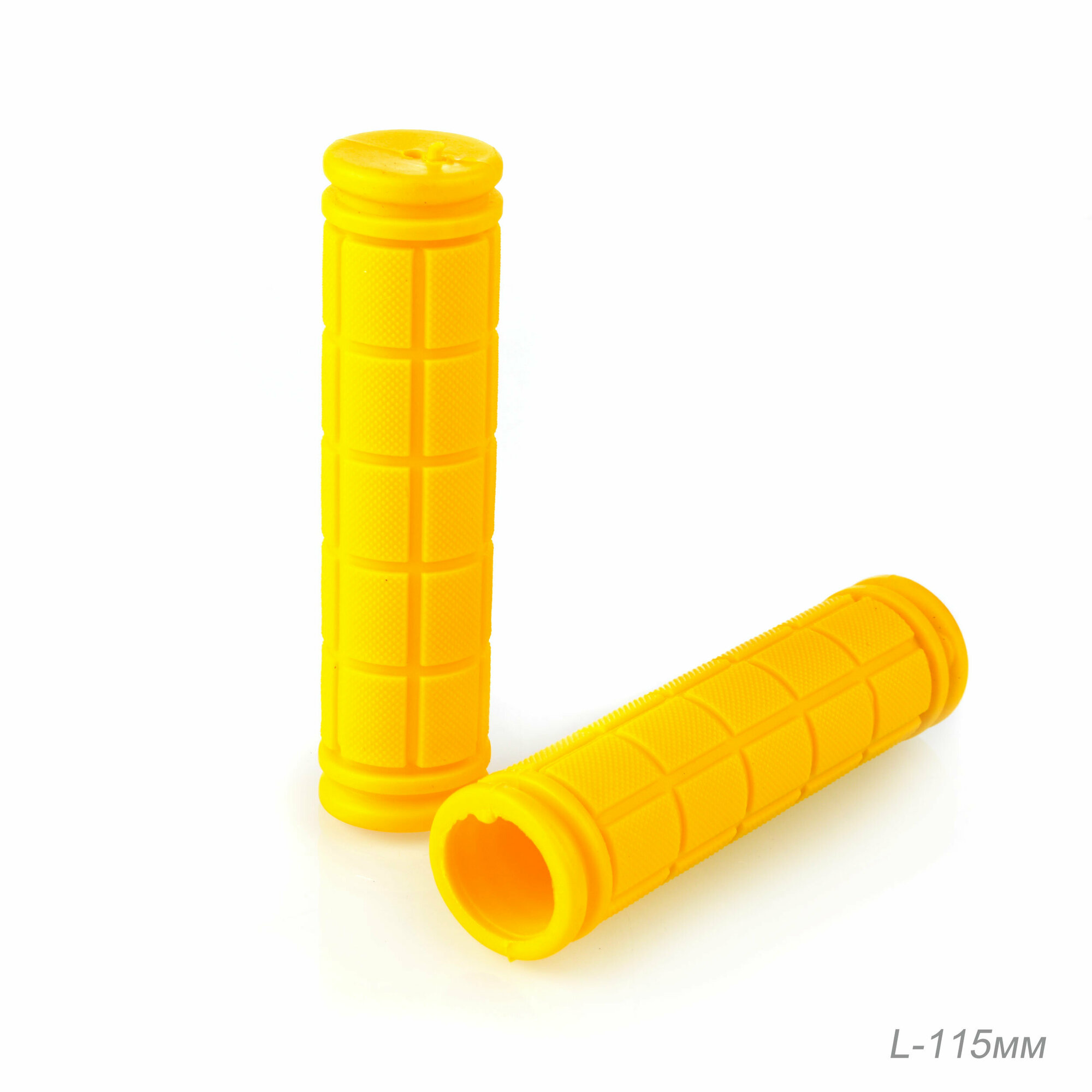 фото Грипсы 115 мм комплект 2 штуки, желтый