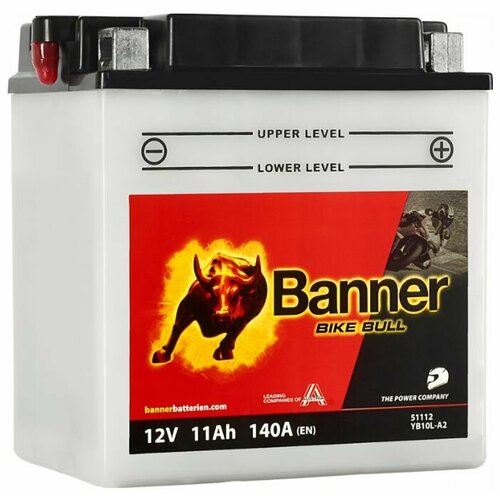 Аккумуляторная батарея BANNER BIKE Bull 11+элект YB10L-A2 135х90х145 (ETN-511 012 009)