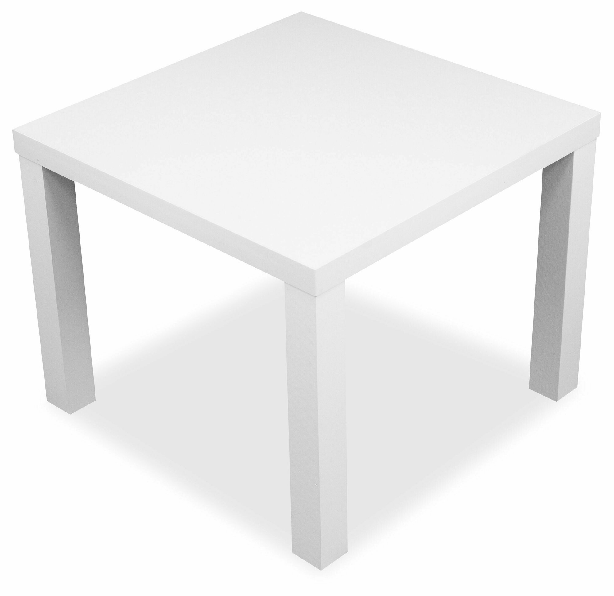 Уценка Столик журнальный квадратный Hesby Elegant Simplicity для дома и офиса. Размер: 55х55х42см. Цвет: белый (У2044)