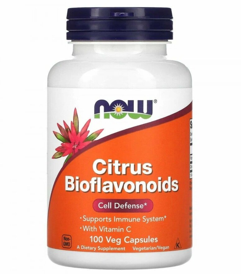 Citrus Bioflavonoids 700 mg NOW (100 вег кап)