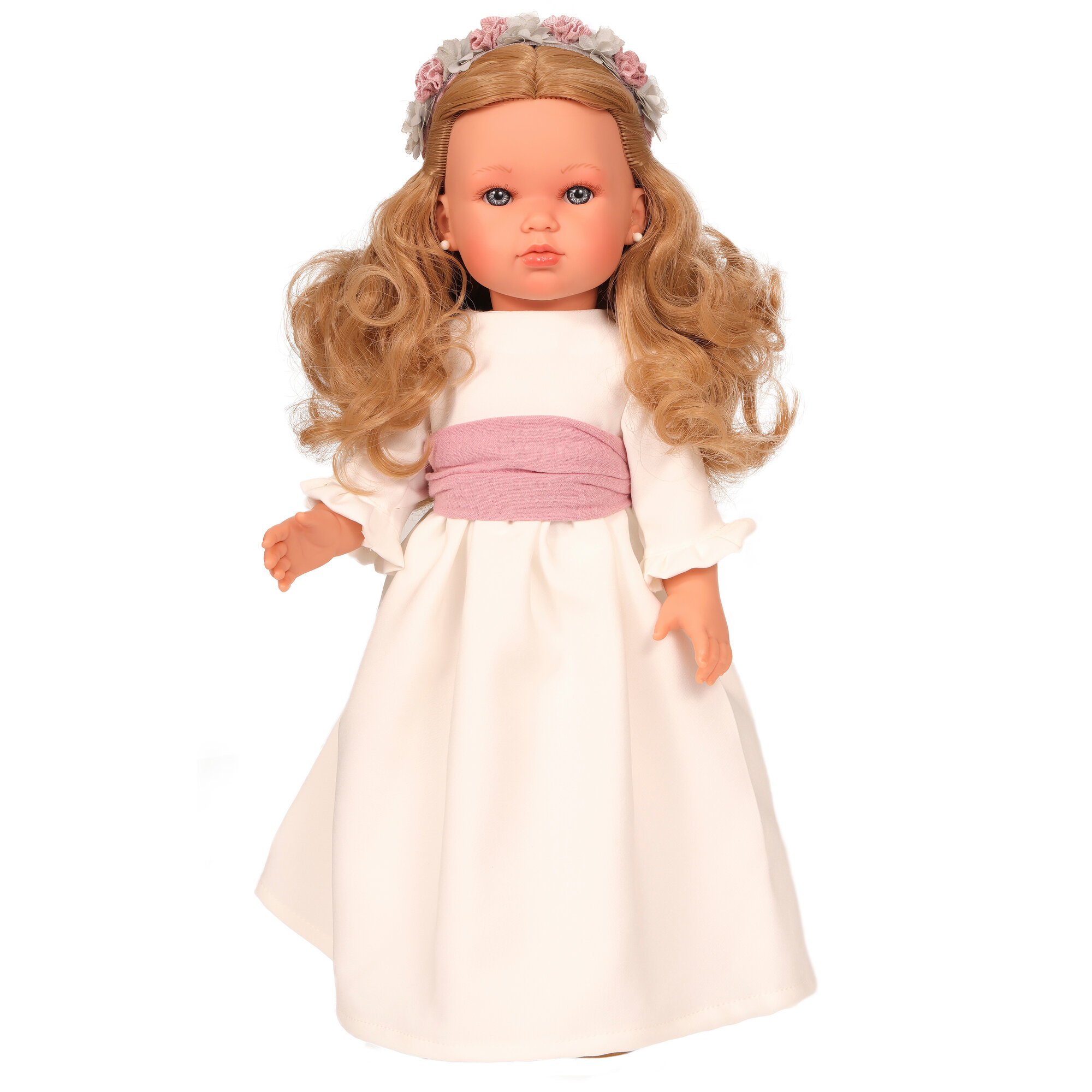 Кукла испанская ANTONIO JUAN Белла Первое причастие, блондинка, 45 см, виниловая 28223
