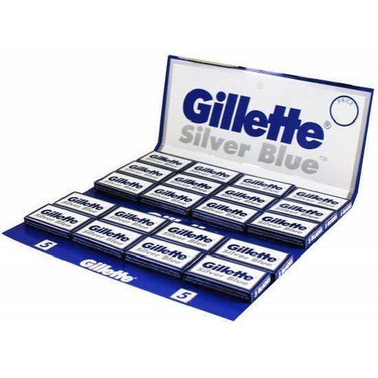 фото Лезвия для Т-образного станка Silver Blue, 100 шт.