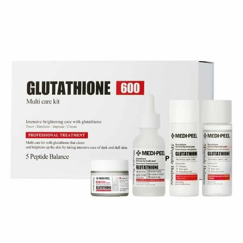 glutathione 600 multi care kit набор для осветления кожи Набор против пигментации с глутатионом Medi-Peel Glutathione Multi Care Kit