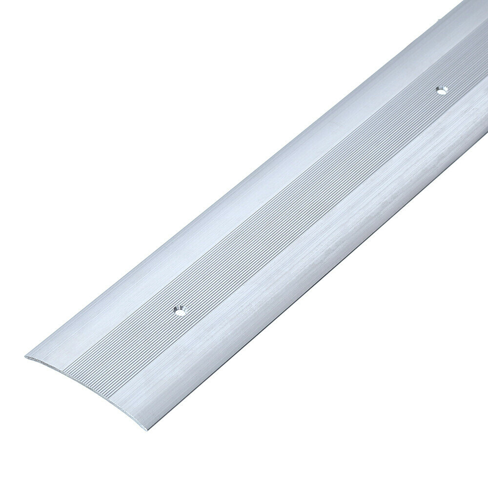 Порог алюминиевый одноуровневый стык 60х900 мм без покрытия ПилотПро Стык 348/упак (0,9м)