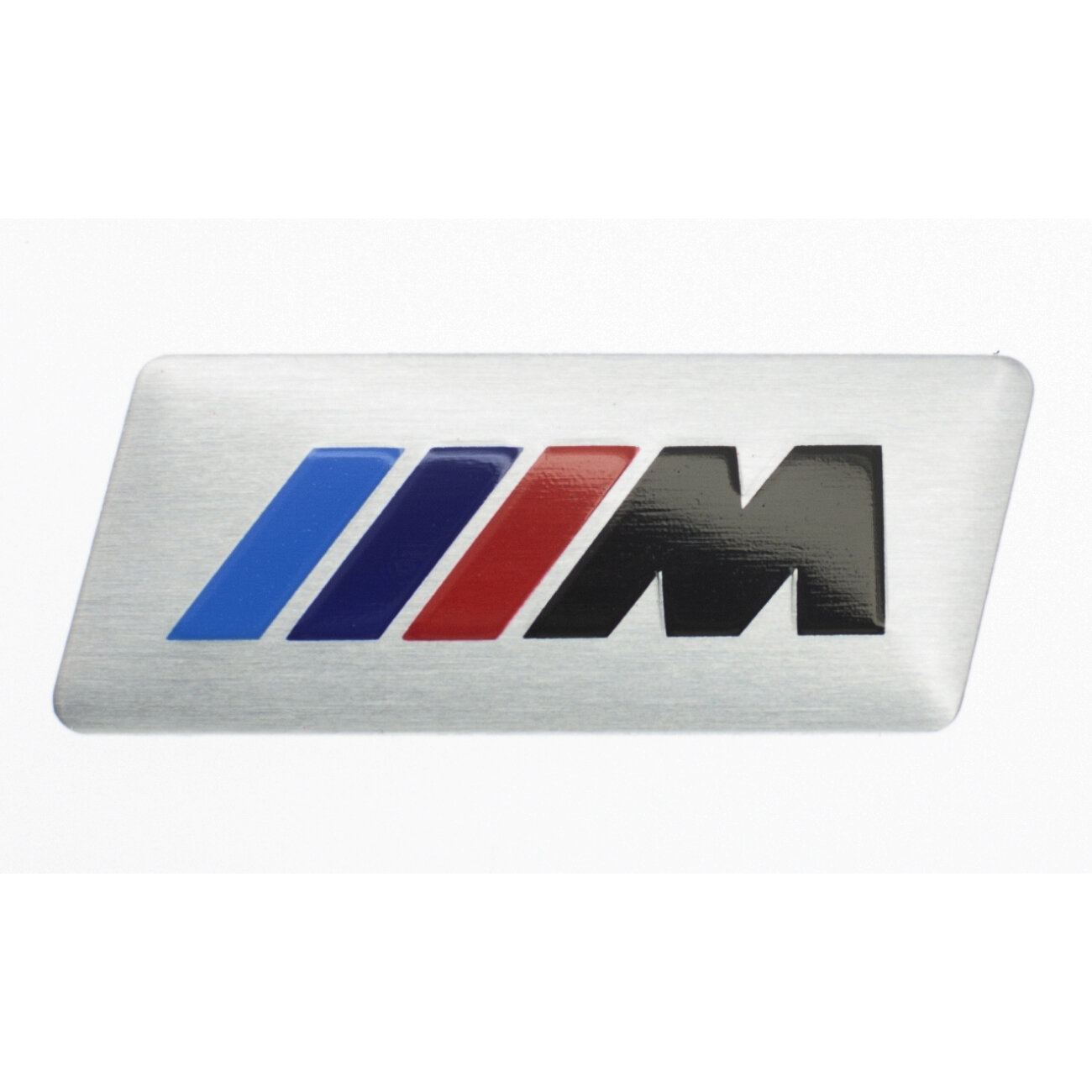 Эмблема универсальная BMW M-performance маленькая 45x17 мм 1 шт.