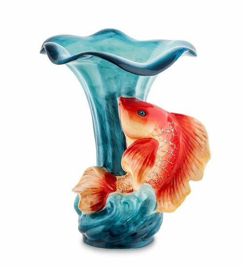 Стеклянная ваза Сказочная рыбка